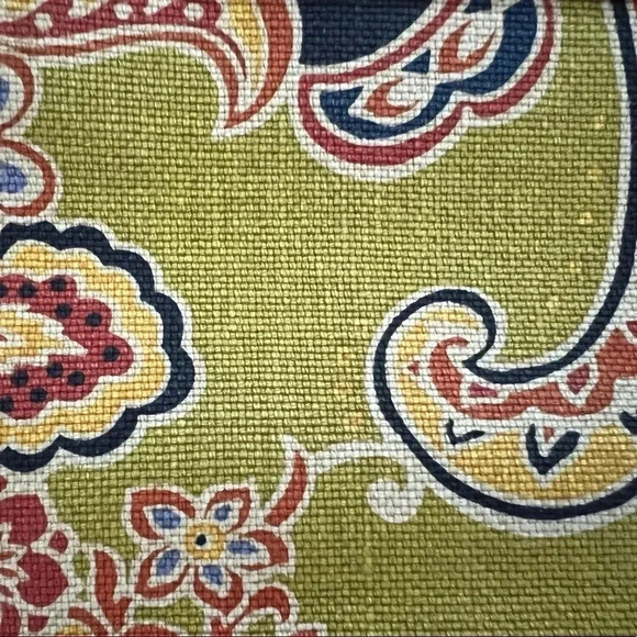 Spartina 449 leather & linen handbag - Picture 10 of 16